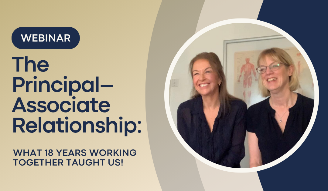 The Principal-Associate Relationship – Wednesday 29th April 12:15pm
