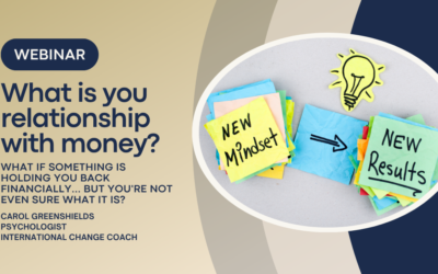 Your relationship with money – Tuesday 25th August 12:15pm